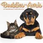 DateWorks 2026 16-Month Wall Calendar - 12" x 12" - Buddies - Bilingual-12.00" x 12.00"