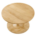Modway Lina Round Wood Coffee Table - Oak-Versatile Placement
