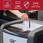 GBC Momentum Paper Micro-Cut Shredder - 12 Sheets-Active Sensing Anti-Jam Technology helps prevent jams before they occur