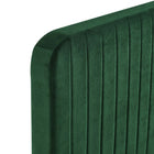 Modway Celine Channel Tufted Performance Velvet King Platform Bed - Emerald-Wood Slat Support System