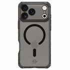 ITSKINS Hybrid_R Vapor Compatible with MagSafe Case for iPhone 17 Pro - Smoke-Raised edges protect your screen and camera