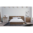 Nexera Axel 4-Drawer Dresser Chest - White & Walnut-This 4-drawer dresser has been certified ASTM F2057-19, a standard safety specification for clothing storage units