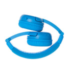 BuddyPhones Play+ Bluetooth Headphones - Cool Blue-Foldable Design