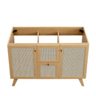 Modway Soma 48" Single or Double Sink Compatible Bathroom Vanity Cabinet - Oak-Assembly required