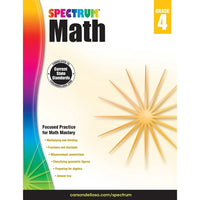 eBook: Spectrum 704564-EB Spectrum Math - Grade 4-You will receive two emails: one confirming your entire order, and one with a "Download Software" buttonYou can download immediately or return to your email to download later