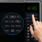 Danby 1.3 cu. ft. Multifunction Countertop Microwave with Air Fry - Stainless Steel-Microwave Auto Cook presets: Popcorn, Potato, Beverage, Frozen Dinner, and Reheat