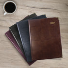 Brownline 2027 Executive Appointment Book Daily Planner with Sewn Binding - 10-3/4" x 7-3/4" - Assorted Colours - Trilingual-Trilingual