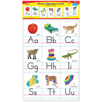 TREND enterprises Photo Alphabet Cards Zaner-Bloser Manuscript Bulletin Board Set-Size: 8 1/4"(L) x 5 3/4"(W)