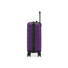 Swiss Mobility SEA Hardside Carry-on Luggage - Purple-Signature lined interior with dividing panel, practical pockets and tightening straps to keep content organized and in place