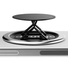OhSnap Snap 4 Luxe Cell Phone Expanding Grip And Stand - Pure Silver-Withstands up to 25 lb of Pull