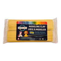 DBLG Imports Artworks Modelling Clay - 500g - Pale Yellow-Soft and pliable, will not stain hands or surfaces 