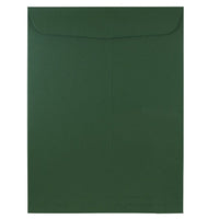 JAM Paper 9" x 12" Open End Catalog Envelopes, Dark Green, 100 Pack (31287529f)-9" x 12"