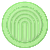 Popsockets PopGrip for MagSafe with Adapter Ring - Curves Matcha Dew-The Magnetic Phone Grip & Stand securely attaches to your MagSafe-compatible case or Android case (utilizing the included Magnetic Adapter Ring) for maximum grip and stand utility, while simply sliding off (when you want it to) for MagSafe or wireless charging.