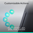 Logitech Spotlight 2 Presentation Remote - Laser Pointer - Graphite-Guided breathing: A haptics-guided breathing exercise on Logi Options+ App helps you gain focus and build confidence before your presentation(1)