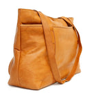 Ashlin Melia Classic Ladies Tote Bag with Long Straps - British Tan-Features ASHLIN's Inside Organizer™, with 5 credit card pockets, 2 pen loops