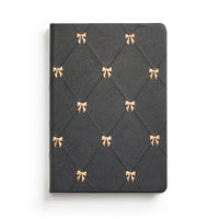 Eccolo Hard Cover Journal - 6" x 8" - Lined - 128 Sheets - Gold Bows-6" x 8"