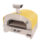 Kucht Napoli Outdoor Portable Propane Pizza Oven - Yellow-Gas powered (ready for propane gas)
