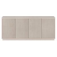 Hudson&Canal Alston 68"W Buffet Table - Alder White-A modern contemporary design for your dining room, kitchen, or den