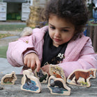 Yellow Door Woodland Animal Families Wooden Characters 12-Piece Set-7