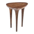 Zuo Spiker Side Table - Walnut-Colour: Walnut