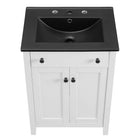 Modway Nantucket 24" Bathroom Vanity - White/Black-8