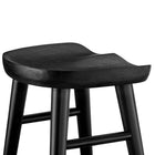 Modway Saville Backless Wood Counter Stools - Black - Set of 2-9