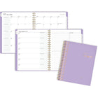 Cambridge 2026-27 Workstyle Focus Weekly/Monthly Planner - 11"x 9" - Purple - Bilingual-Twin coil binding