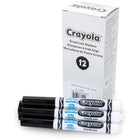 Crayola Marker - Broad Tip - Black - 12 Pack-Black ink color ensures optimal writing and drawing efficiency, which also looks pleasant