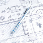 Pentel GraphGear 1000 Retractable 0.7mm Mechanical Drafting Pencil Set-Easily identify your lead type with the built-in lead hardness indicator