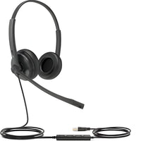 Yealink UH34 Dual UC Headset - For Phone & Computer - UC Certified - Black-Supported operating systems: Microsoft Windows 8/8.1/10, Apple Mac OS