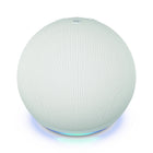 Amazon Echo Dot 5th Gen. Smart Speaker - Glacier White-Alexa is Happy to Help - Ask Alexa for weather updates and to set hands-free timers, get answers to your questions and even hear jokes. Need a few extra minutes in the morning? Just tap your Echo Dot to snooze your alarm.