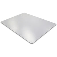 EcoTex Clear Eco Low Pile Carpet Chair Mat, 48" x 60"-100% recyclable when disposed