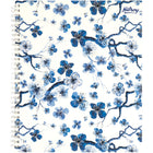 Hilroy Twilight Bloom Notebook - 10-1/2" H x 8" W - 160 Pages - White-College Ruled