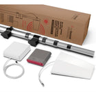 weBoost Destination RV Cell Phone Signal Booster Kit-Initial installation takes about 30 minutes for most users with each subsequent takedown and setup taking about 10 minutes