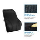 Mount-It! Ergo Collection Full Back Cushion - Black-8
