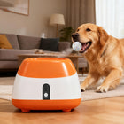 PawHut Automatic Dog Ball Launcher with 3 ETPU Balls - Orange-Comes with three 2.5" (6.3 cm) ETPU balls designed for high-bouncing fun 