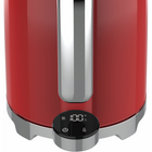 Salton NuRetro Digital 1.7 L Kettle - Space Cherry- Water level window allows you to boil what you need and reduce energy waste. 