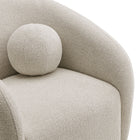 Modway Holland Swivel Chenille Fabric Armchair - Dove Grey-8