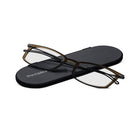ThinOptics Reader with Universal White Pod - 1.0 - Clear-18 months of materials & computational engineering reduced nonessential mass and volume to deliver the patented FrontPage: the lightest possible reading glasses with a range of 1.5-2.5x diopters.