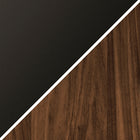 Hudson&Canal Whitman TV Stand for TV's up to 75" - Black Grain/Satin Walnut-8