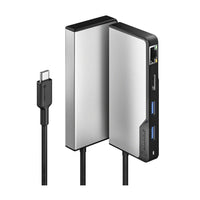 ALOGIC Fusion ALPHA 5-in-1 USB-C Hub - Space Grey-Plug & Play: To make the user experience simple and efficient, the Fusion 5-in-1 Hub is equipped with a Plug and Play design, this feature eliminates the need to install any additional software or driver, all you need to do is simply plug the hub, and the device is ready to use