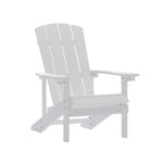 Backyard Lifestyles Adirondack Chair - White-Durable Weather Resistant Polystyrene: HIPS, High Impact Polystyrene.