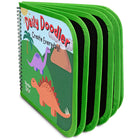 The Pencil Grip Daily Doodler Reusable Activity Book - Dino Cover-Includes travel pouch for Wonder Stix.