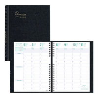 Blueline 2026 Timanager 13-Month CoilPro 7-Day Weekly/Monthly Planner - 11" x 8-1/2" - Black - English-13-Month: December 2025 to December 2026