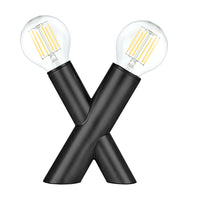 Dainolite Temora Transitional Desk Lamp - Matte Black-No Assembly Required