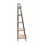 Gry Mattr Live Edge Bookshelf - White Oak/Black-Approx. 20 lb per shelf