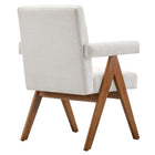 Modway Lyra Fabric Dining Room Chair - Ivory - 2 Pack-8