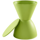 Modway Haste Backless Stool - Green-Accent Stool or Side Table