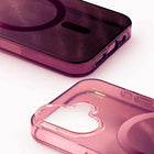 Ideal of Sweden Glitter Glow Compatible with MagSafe Case for iPhone 17 - Cherry Lacquer-Compatible with our wireless chargers and MagSafe
