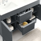 Modway Render 48" Double Sink Bathroom Vanity - Grey/White-MDF and Particleboard